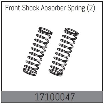 Absima Front Shock Absorber Spring (2) (AB1710047)