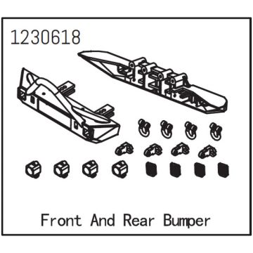 Absima Bumper Front/Rear - Sherpa  (AB1230618)