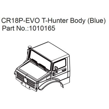 Absima T-Hunter PC Body (blue) - EVO 1:18