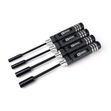 RC Overhaul Nut Driver Set 4/5.5/7/8mm Black (T-RCO-TL002N)