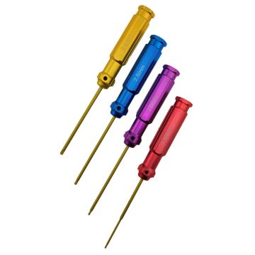 RC Overhaul Hex Driver Set 1.5/2/2.5/3mm Coloured (T-RCO-TL003)