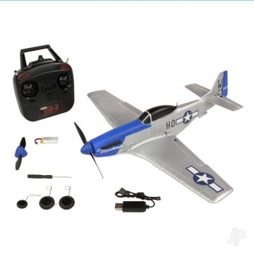 Top RC P51-D 450mm RTF Mode 2 - RC Plane (TOP097B2)