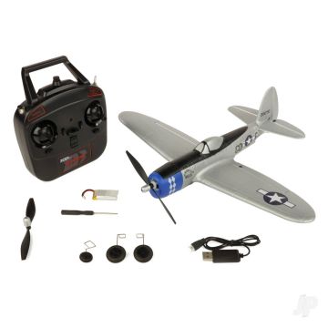 Top RC P-47 400mm RTF Mode 2 - RC Plane (TOP1048B2)
