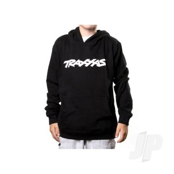 Traxxas Logo Hoodie Black Youth Large (TRX1397-L)