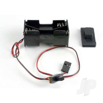 Traxxas Battery Holder With On/Off Switch / Rubber On/Off Switch Cover (TRX1523)