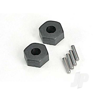 Traxxas Wheel Hubs, Hex (2 Pcs) / Stub Axle Pins (2 Pcs) (TRX1654)