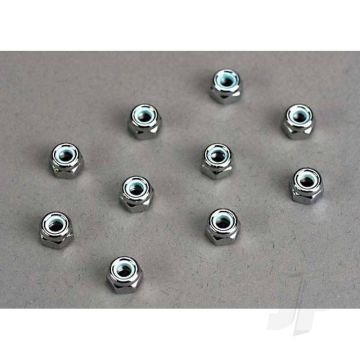 Traxxas Nuts, 4Mm Nylon Locking (10 Pcs) (TRX1747)