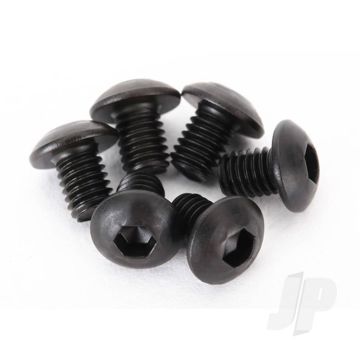 Traxxas Screws, 3X4Mm Button-Head Machine (Hex Drive) (6 Pcs) (TRX2515)