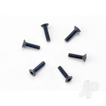 Traxxas Screws, 2.5X10Mm Countersunk Machine (Hex Drive) (6 Pcs) (TRX2523)