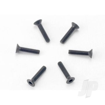 Traxxas Screws, 2.5X12Mm Countersunk Machine (Hex Drive) (6 Pcs) (TRX2526)