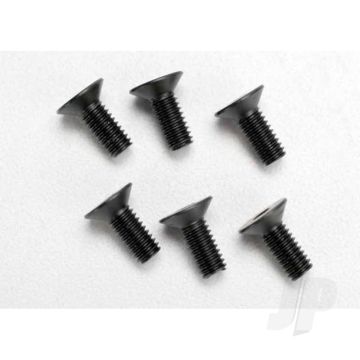 Traxxas Screws, 4X10Mm Countersunk Machine (Hex Drive) (6 Pcs) (TRX2535)