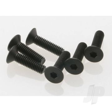 Traxxas Screws, 4X15Mm Countersunk Machine (Hex Drive) (6 Pcs) (TRX2546)
