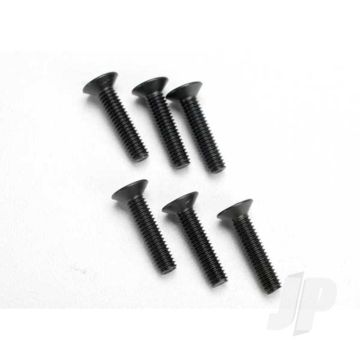 Traxxas Screws, 4X18Mm Countersunk Machine (Hex Drive) (6 Pcs) (TRX2547)