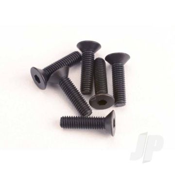 Traxxas Screws, 3X12Mm Countersunk Machine (6 Pcs) (Hex Drive) (TRX2552)