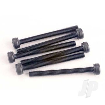 Traxxas Screws, 3X30Mm Cap-Head Machine (Hex Drive) (6 Pcs) (TRX2557)