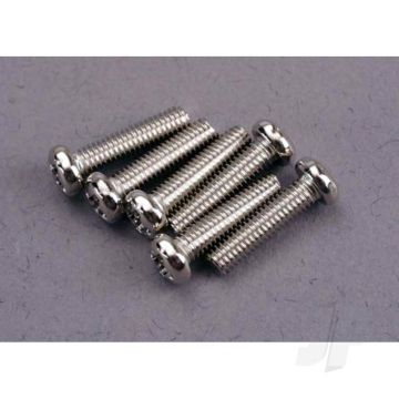 Traxxas Screws, 3X12Mm Roundhead Machine (6 Pcs) (TRX2561)