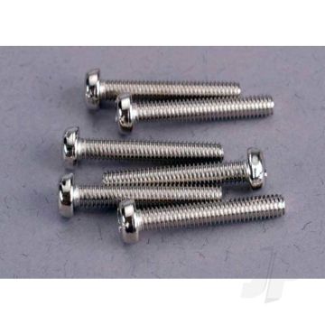 Traxxas Screws, 3X18Mm Roundhead Machine (6 Pcs) (TRX2565)