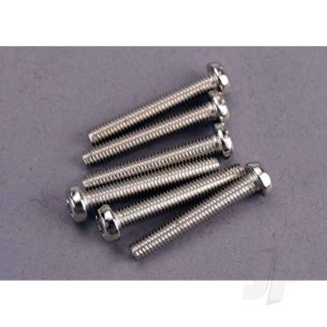 Traxxas Screws, 3X20Mm Roundhead Machine (6 Pcs) (TRX2566)