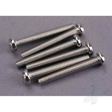 Traxxas Screws, 3X23Mm Roundhead Machine (6 Pcs) (TRX2567)