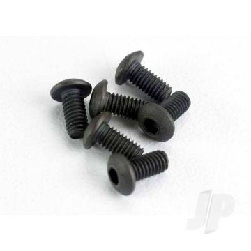 Traxxas Screws, 3X6Mm Button-Head Machine (Hex Drive) (6 Pcs) (TRX2575)