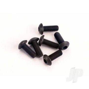 Traxxas Screws, 3X8Mm Button-Head Machine (Hex Drive) (6 Pcs) (TRX2576)