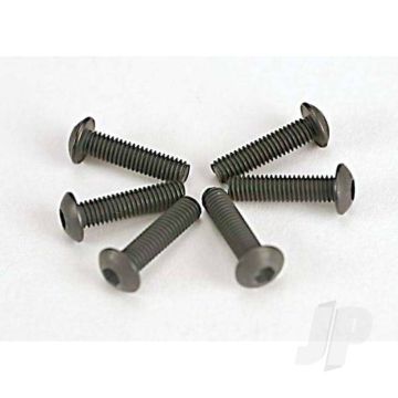 Traxxas Screws, 3X12Mm Button-Head Machine (Hex Drive) (6 Pcs) (TRX2578)