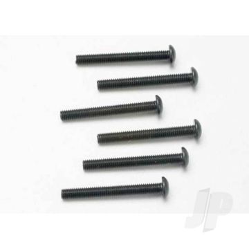 Traxxas Screws, 3X25Mm Button-Head Machine (Hex Drive) (6 Pcs) (TRX2581)