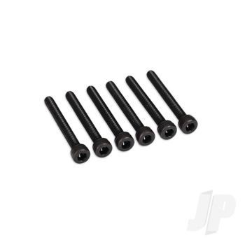 Traxxas Screws, 3X25Mm Cap-Head Machine (Hex Drive) (6) (TRX2581X)