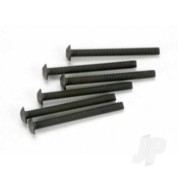 Traxxas Screws, 3X30Mm Button-Head Machine (Hex Drive) (6 Pcs) (TRX2582)