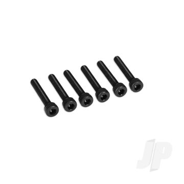 Traxxas Screws, 3X18Mm Cap-Head Machine (Hex Drive) (6) (TRX2583X)