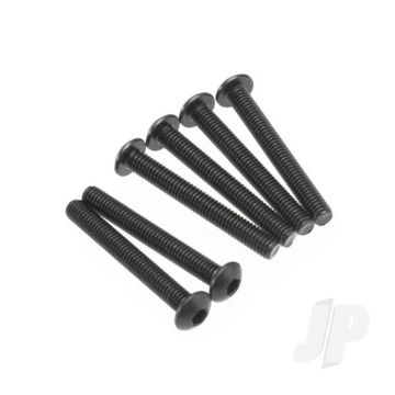 Traxxas Screws, 3X23Mm Button-Head Machine (Hex Drive) (6 Pcs) (TRX2591)