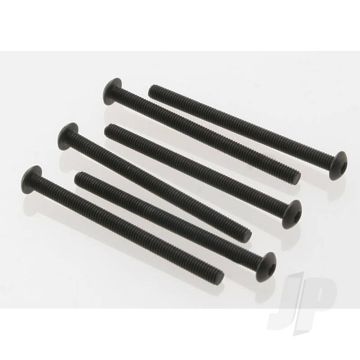Traxxas Screws, 3X40Mm Button-Head Machine (Hex Drive) (6 Pcs) (TRX2592)