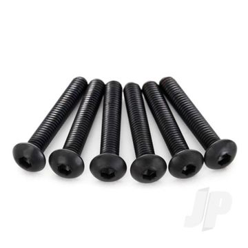 Traxxas Screws, 4X22Mm Button-Head Machine (Hex Drive) (6 Pcs) (TRX2597)
