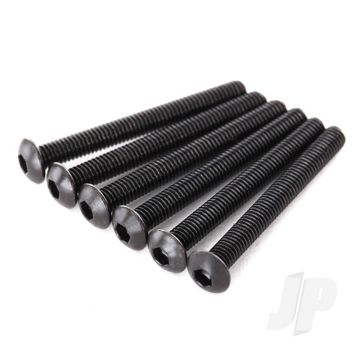 Traxxas Screws, 3X27Mm Button-Head Machine (Hex Drive) (6 Pcs) (TRX2616)