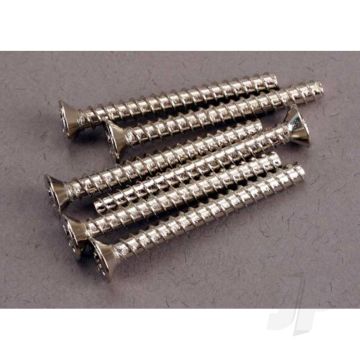 Traxxas Screws, 3X28Mm Countersunk Self-Tapping (6 Pcs) (TRX2652)