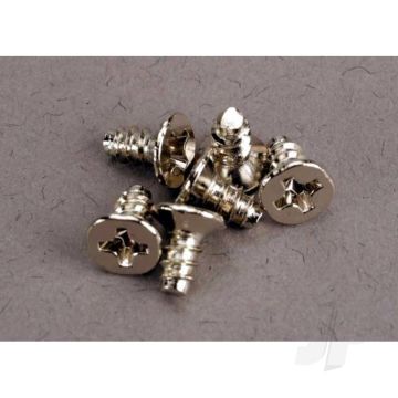 Traxxas Screws, 3X6Mm Countersunk Self-Tapping (6 Pcs) (TRX2653)