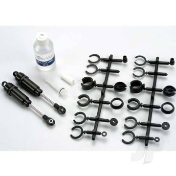 Traxxas Big Bore Shocks (Long) (Hard-Anodised & Ptfe-Coated T6 Aluminium) (Assembled With Tin Shafts) With Out Springs (Front) (2 Pcs) (TRX2660)