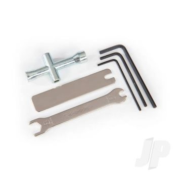 Traxxas Tool Set (Includes 1.5Mm Hex Wrench / 2.0Mm Hex Wrench / 2.5Mm Hex Wrench/ 4-Way Wrench/ 8Mm & 4Mm Wrench/ U-Joint Wrench) (TRX2748R)