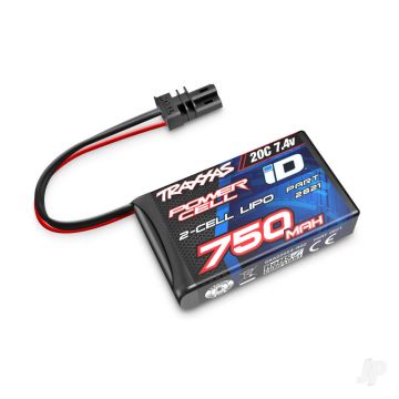 Traxxas Lipo 2s 750mAh 7.4V 20C id Power Cell Battery TRX4M (TRX2821)