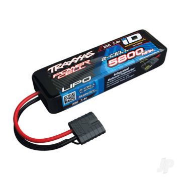 Traxxas LiPo 5800mAh 7.4V 2S 25C iD Power Cell Battery (TRX2843X)
