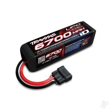 Traxxas Lipo 6700mAh 14.8V 4S 25C iD Battery (TRX2890X)