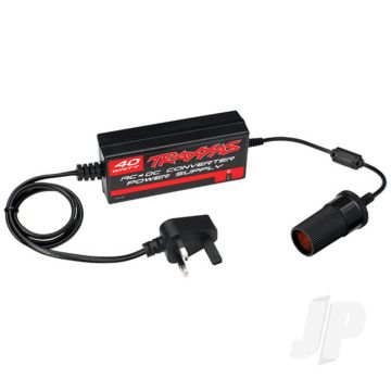 Traxxas 40W AC To DC Power Supply, UK (TRX2976T)