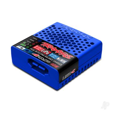 Traxxas USB-C Multi-Chemistry Charger, 40W, 6-7 cell NiMH/2-3 cell LiPo with iD Auto Battery Identification (TRX2985)