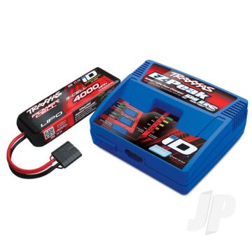 Traxxas Id Completer Pack With 1X Ez-Peak Plus Charger & 1X Lipo 3S 4000Mah Battery (TRX2994T)