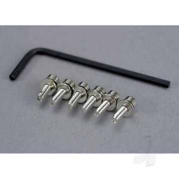 Traxxas Cap-Head Screws 3X10Mm (6 Pcs) (TRX3159)