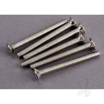 Traxxas Screws, 3X30Mm Countersunk Machine (6 Pcs) (TRX3163)