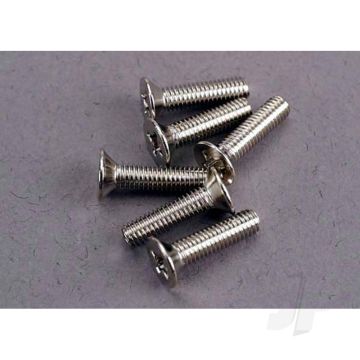 Traxxas Screws, 3X12Mm Countersunk Machine (6 Pcs) (TRX3178)