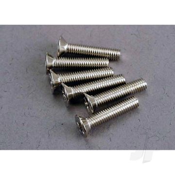Traxxas Screws, 3X15Mm Countersunk Machine (6 Pcs) (TRX3179)