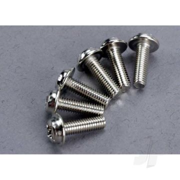 Traxxas Screws, 3X10Mm Washerhead Machine (6 Pcs) (TRX3193)