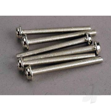 Traxxas Screws, 3X30Mm Washerhead Machine (6 Pcs) (TRX3196)